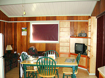 Living area in the kitchen suite.